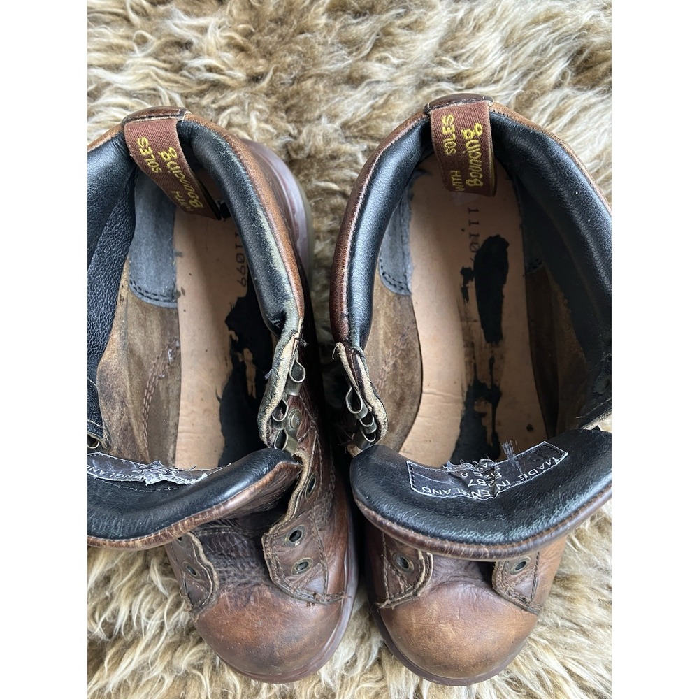 Vintage Dr Martens Ankle Boots Style 8287  Men's Sz UK 8 / US 9 No Laces/Inserts - Picture 4 of 10